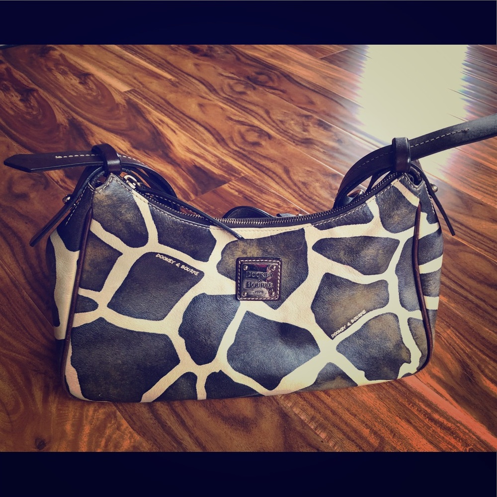 Dooney & Bourke giraffe print purse.